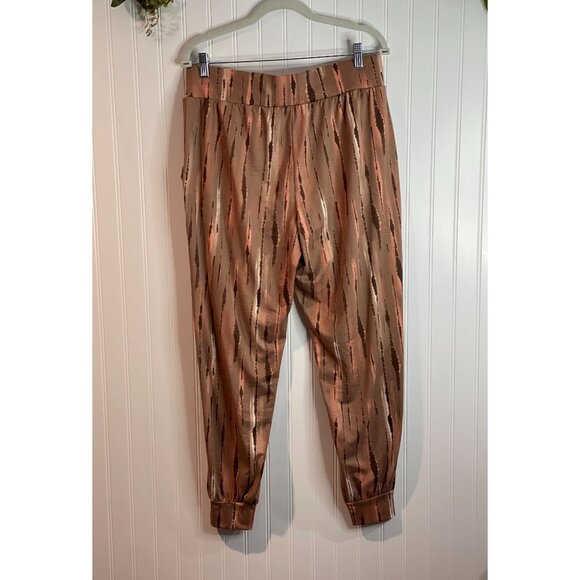 Laurie Felt LounGy By Giuliana Striped Jogger Pants Large - Picture 2 of 14